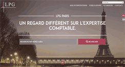 Desktop Screenshot of lpg-paris.fr